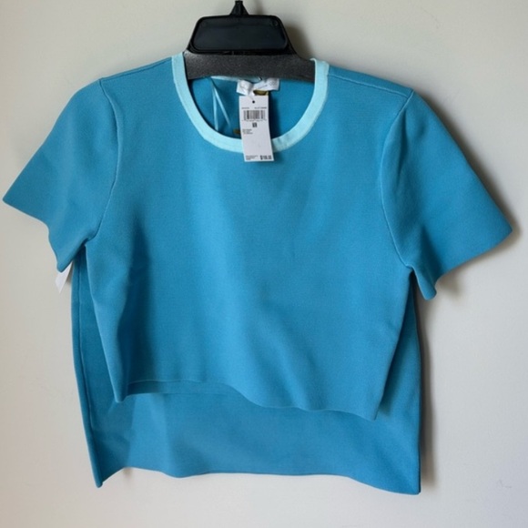 New HOUSE OF HARLOW 1960 Blue / White Skirt Set